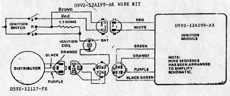 Ford Duraspark wiring diagram | A Turn of the Nut