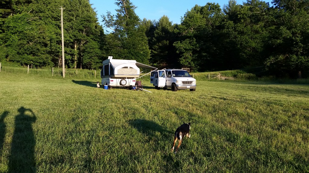 Van with Camper Galax A Turn of the Nut